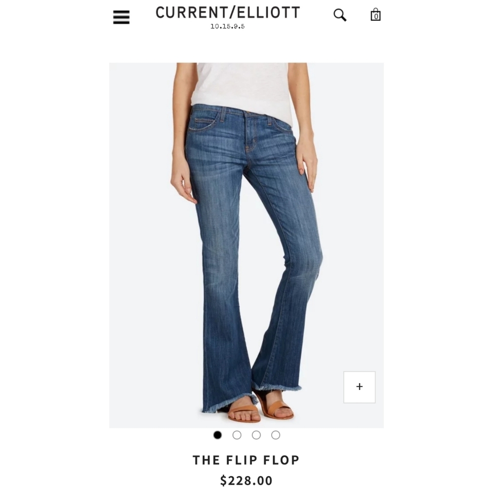 Current Elliott Flip Flop Jeans